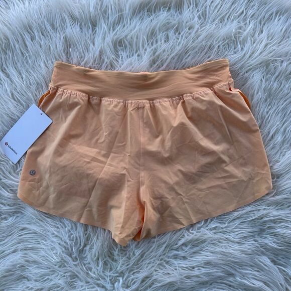 Lululemon Fast and Free High-Rise Classic-Fit Split Short 3" Rock Melon Large - Picture 7 of 11